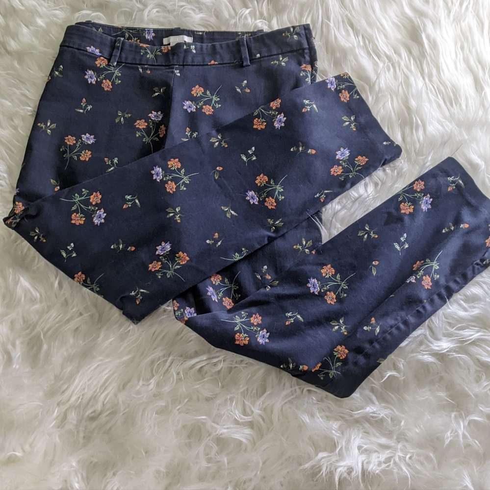 H&M Floral Pants - Springy Cotton Blend